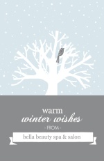 Winter Tree Business Holiday Greeting Card