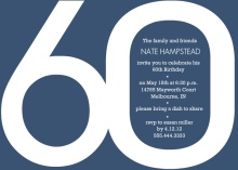 Modern Green 60th Birthday