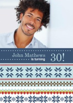 Winter Sweater Birthday Party Invite