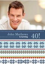 Winter Sweater Birthday Party Invite