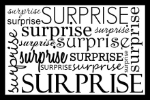 All Over Surprise Birthday Invitation