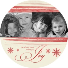 Watercolor Holiday Photo Card