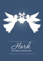 Vicotorian Angel Christmas Card