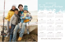 Charming Snowflake Calendar New Year's