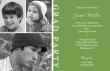Simple Green Photo Invite