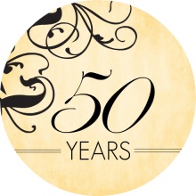 Tea Stained Anniversary Invite