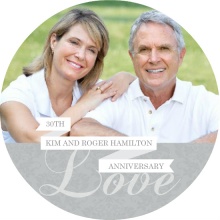 Silver Celebration Anniversary Invitation
