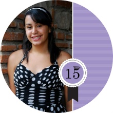 Purple Stripe and Black Crown Quinceanera Invitation