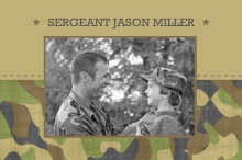 Camo Military Send Off Party