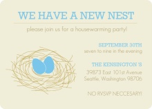 We have a new nest! Housewarming Invite