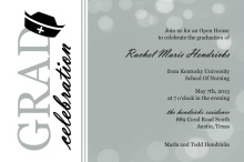 Graduation Announcement Soft Gray 