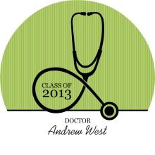 Grad Announcement Doctor Stethoscope 