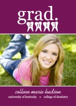 Grad Announcement Dentist Teeth