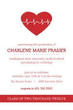 Heart Rate Med School Grad Invite