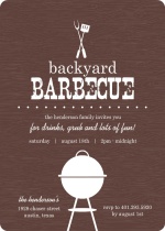 Brown Western  BBQ Invite