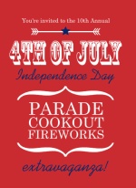 Fourth of July Party Invitation