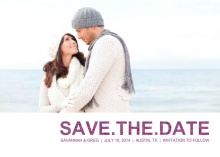 Sweet and Simple Photo Save The Date