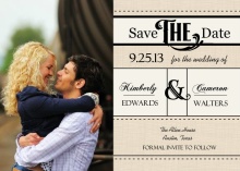 Western Love Wedding Save the Date