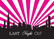 Party in the City Bachelorette Party Invitation