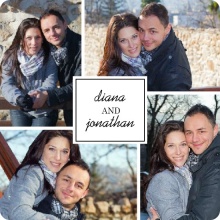 Simple Square Engagement Announcement