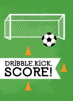 Season Kick Off Cones and Ball Soccer Party Invitations