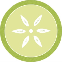 Green Cucumber Spa Party Invitation