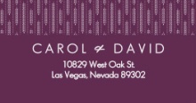 Hanging White Willow  Address Label