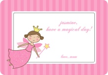 Pink Princess Fairy Lunchbox Card