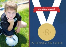 Gold Medal Kids Birthday Party Invites
