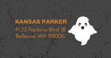 FaBOOlous Night Halloween  Party Address Label 