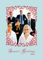 Framed Photo Business Greeting Card