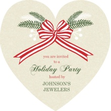 Rustic Business Holiday Party Invite