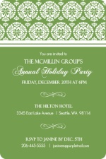Beautiful Holiday Business Party Invitation