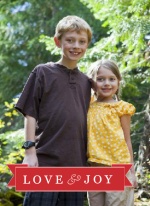 Red Love and Joy Holiday Photo Card