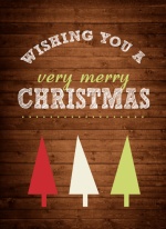 Rustic Country Christmas Card