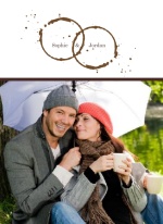 Brown Coffee Perfect Blend  Save the Date Announcement