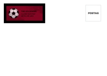 Burgundy and Grunge Sports  Envelope