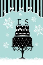 Holiday Cake Bridal Shower Invite