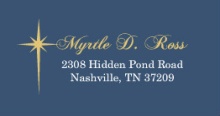 Nativity Scene  Address Label