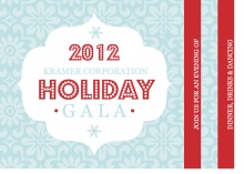 Retro Business Holiday Party Invitations