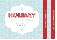 Stylish Business Holiday Greeting Card
