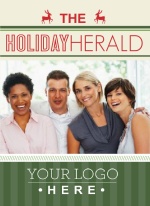 Holiday Photo Newsletter Business Holiday Card