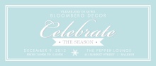 Light Blue Business Holiday Party Invitation