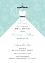 Snowflake Bridal Shower Invitation