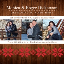 Woodgrain Holiday Moving Announcement