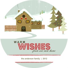 Snowy House Holiday Moving Announcement