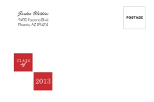 Gray and Red  Envelope
