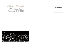 Gold Glitter  Envelope