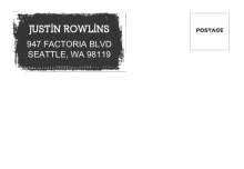 Wood Grain  Envelope