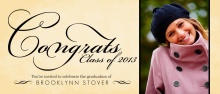 Rustic Yellow and Black Elegant Swirl  Graduation Invitation 